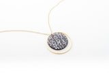 Ecoresin Necklace - Double Circle