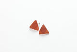 Ecoresin Stud Earrings - Triangle