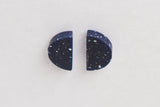 Corian Half Circle Vertical Earrings