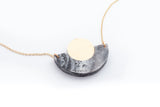 Corian Arc Circle Necklace