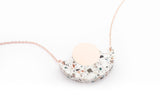 Corian Arc Circle Necklace