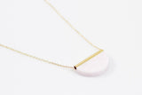 Corian Half Circle Necklace