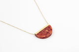 Corian Half Circle Necklace