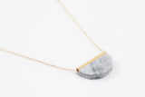 Corian Half Circle Necklace