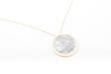 Ecoresin Necklace - Double Circle