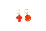 Charm Dangles - Mushrooms and Smiles