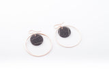 Ecoresin Earrings - Double Circle