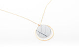 Ecoresin Necklace - Double Circle