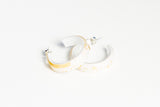Ecoresin Hoop Earrings - Small