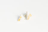 Ecoresin Stud Earrings - Triangle