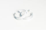 Ecoresin Hoop Earrings - Small