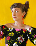 Ecoresin Scallop Earrings - Line Drop