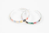 Ecoresin Hoop Earrings Large