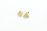 Ecoresin Stud Earrings - Triangle