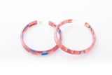 Ecoresin Hoop Earrings Large