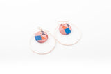 Ecoresin Earrings - Double Circle