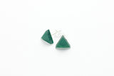Ecoresin Stud Earrings - Triangle