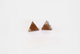 Ecoresin Stud Earrings - Triangle