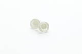 Ecoresin Stud Earrings - Circle