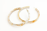 Ecoresin Hoop Earrings Large