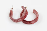 Ecoresin Hoop Earrings - Small
