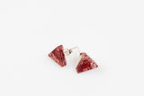 Ecoresin Stud Earrings - Triangle
