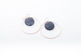 Ecoresin Earrings - Double Circle