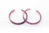 Ecoresin Hoop Earrings Large