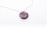 Ecoresin Necklace - Double Circle